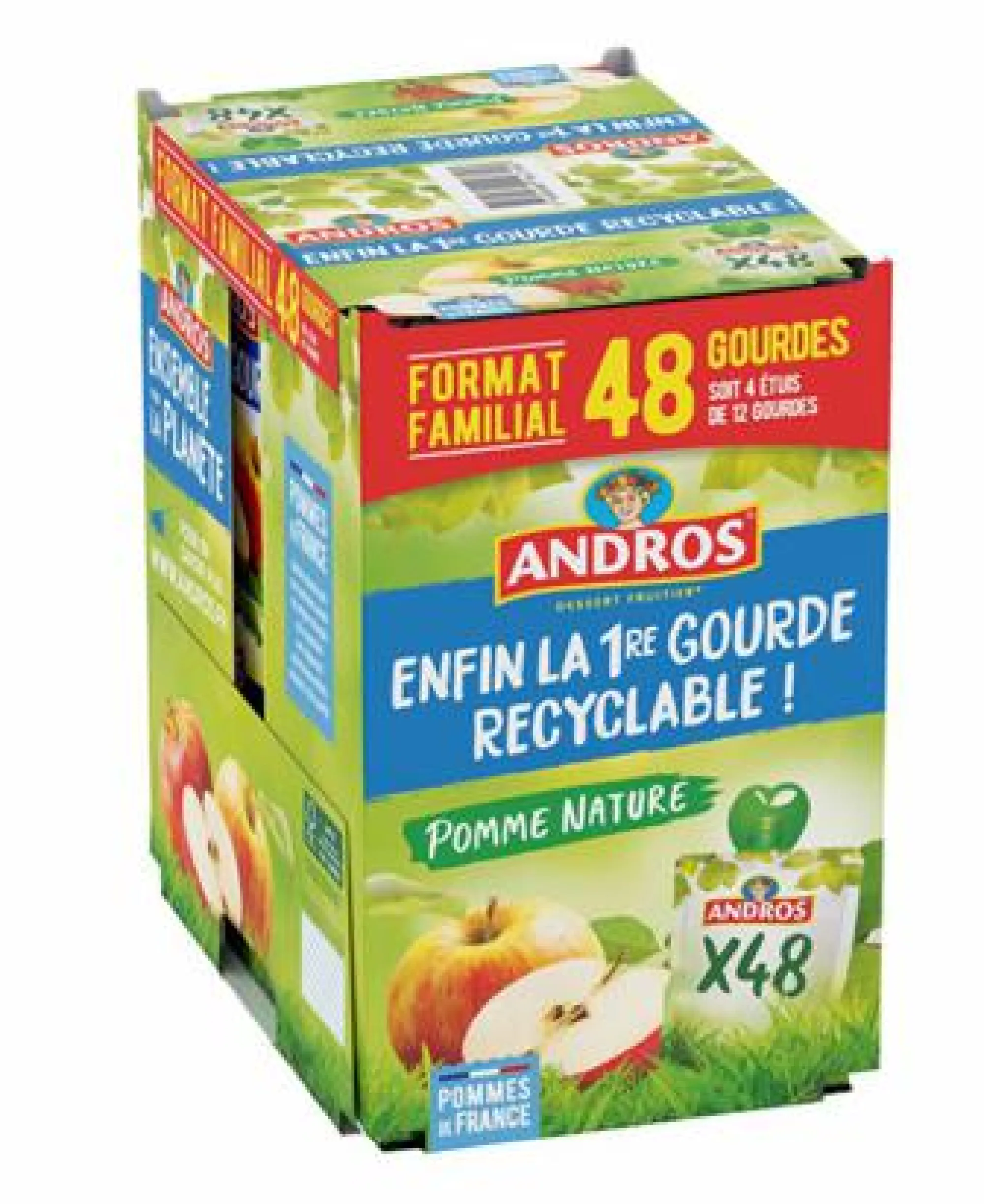 Épicerie Sucrée|Stokomani 48 gourdes Pomme nature