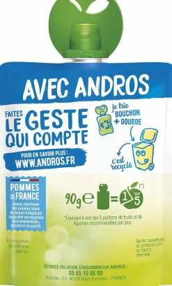 Épicerie Sucrée|Stokomani 48 gourdes Pomme nature