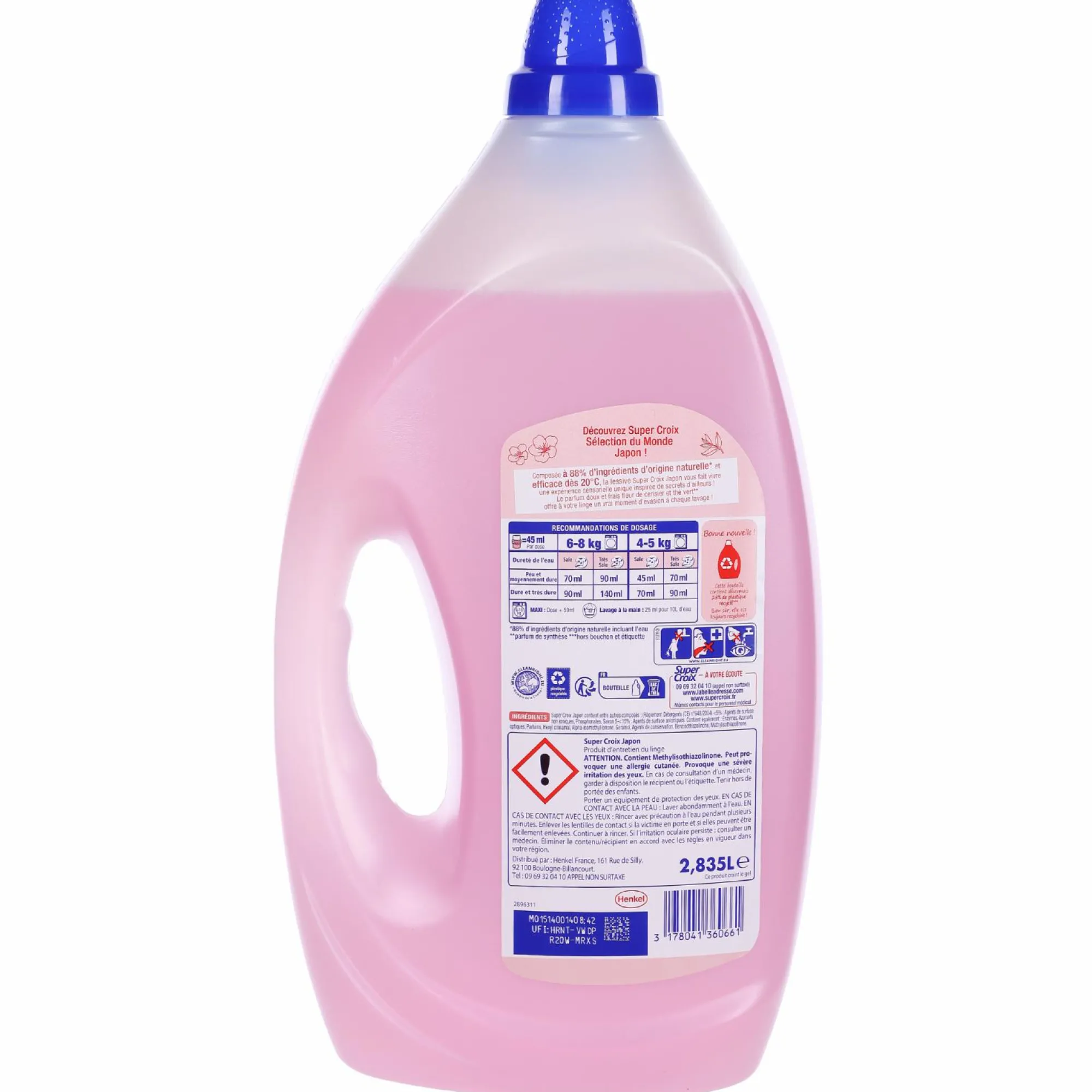 Entretien Du Linge|SUPER CROIX 63 lessives liquide Japon