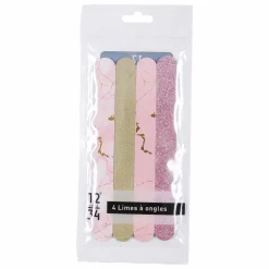 Maquillage Et Ongles|Accessoires Beauté|Stokomani 4 limes à ongles