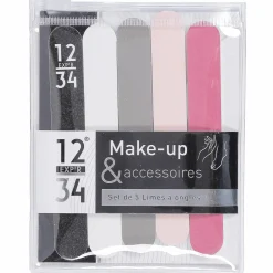 Maquillage Et Ongles|Accessoires Beauté|EXPR 1234 5 limes à ongles