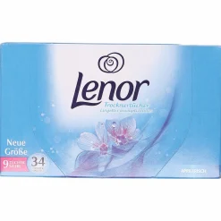Entretien Du Linge|LENOR 34 lingettes assouplissant sèche-linge