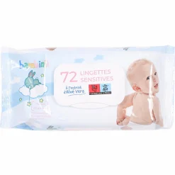 Soin Bébé|Stokomani 72 lingettes bébé sensitive visage et corps