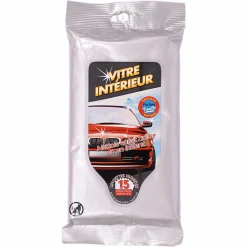 Accessoires Automobiles|Stokomani 15 lingettes nettoyantes vitres
