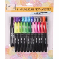 Loisirs Créatifs|ART&KIT 24 marqueurs à mine ovale