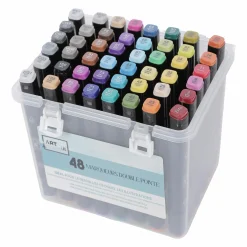 Loisirs Créatifs|ART&KIT 48 marqueurs double pointe