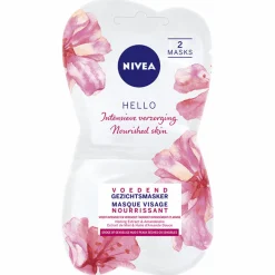Visage|NIVEA 2 masques visage nourrissant miel et huile d'amande