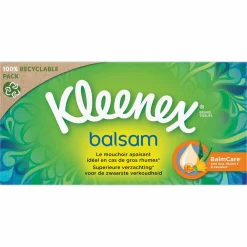 Hygiène|KLEENEX 64 mouchoirs papier balsman en boîte