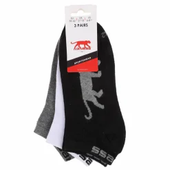 Chaussures Et Accessoires|Stokomani 3 paires de chaussettes basses Noir