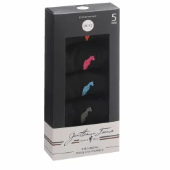 Chaussures Et Accessoires|GENTLEMAN FARMER 5 paires de chaussettes courtes brodées