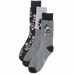 Chaussures Et Accessoires|MICKEY 3 paires de chaussettes Gris foncé