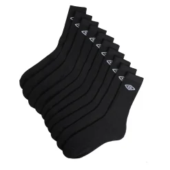 Chaussures Et Accessoires|UMBRO 10 paires de chaussettes tennis noir 43/46