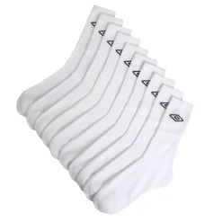 Chaussures Et Accessoires|UMBRO 10 paires de chaussettes tennis blanche 39/42
