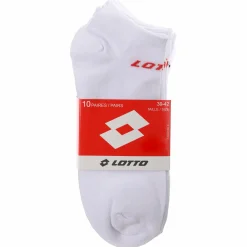 Chaussures Et Accessoires|LOTTO 10 paires de socquettes avec inscription