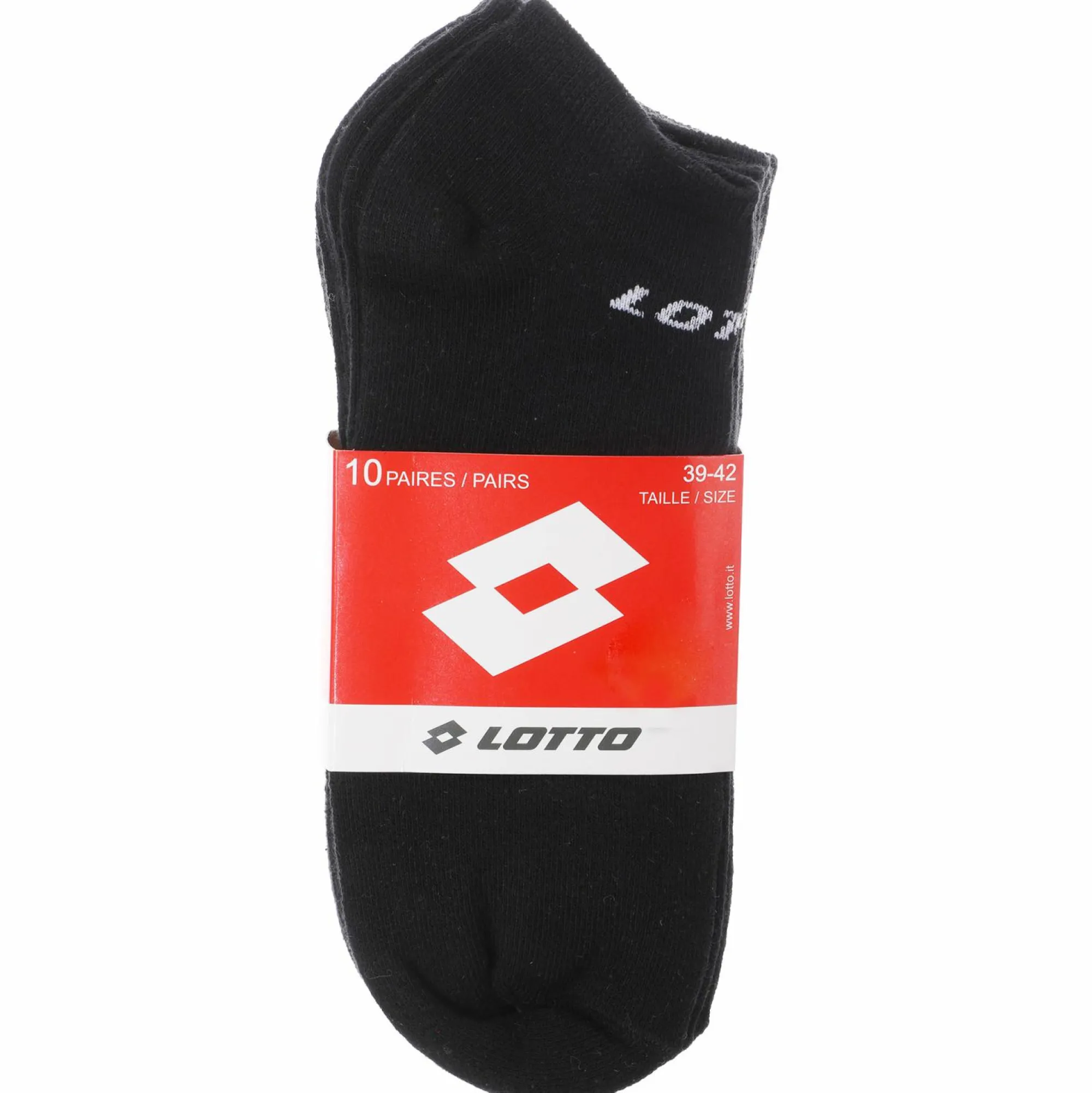 Chaussures Et Accessoires|LOTTO 10 paires de socquettes avec inscription