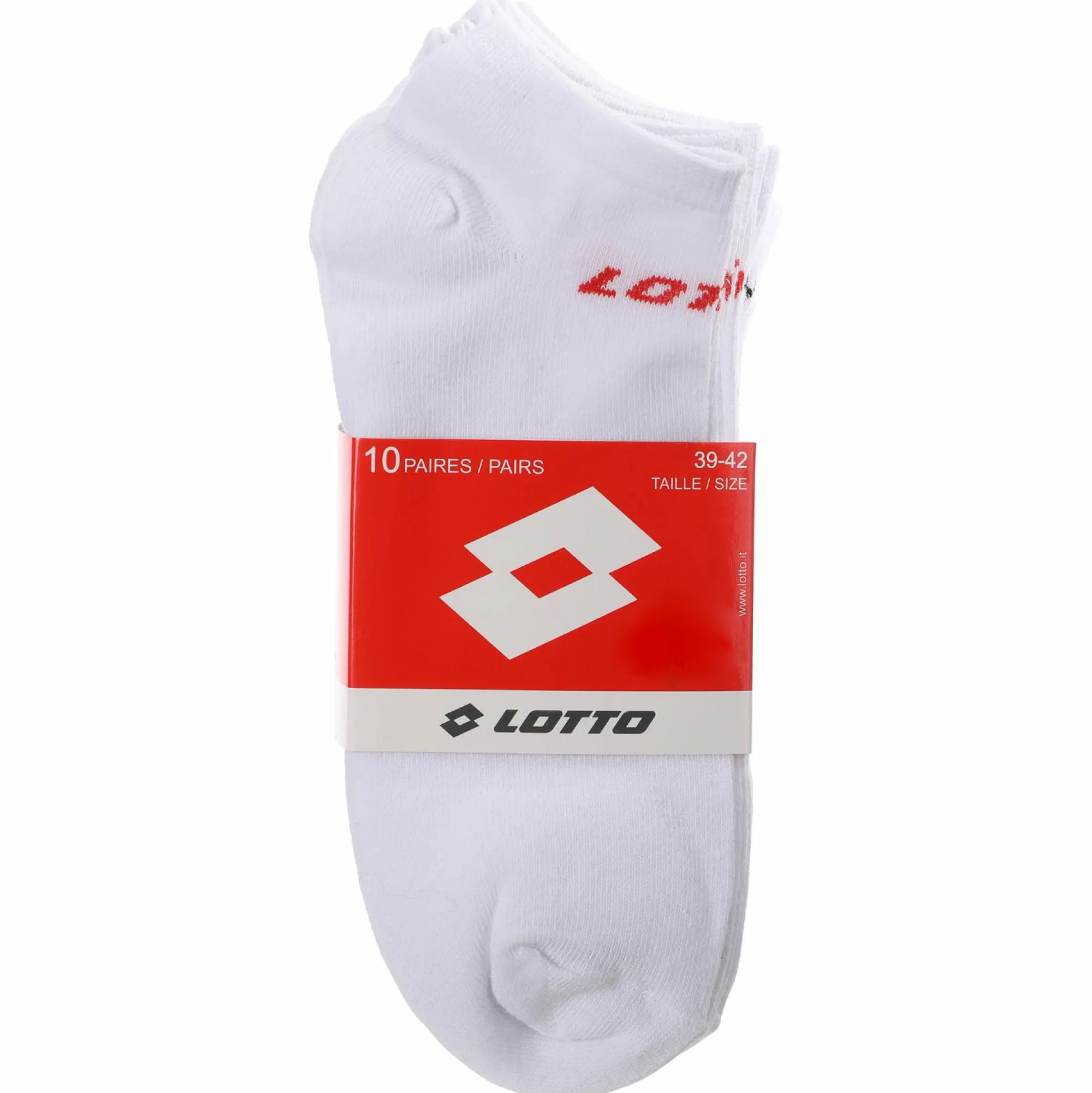 Chaussures Et Accessoires|LOTTO 10 paires de socquettes avec inscription