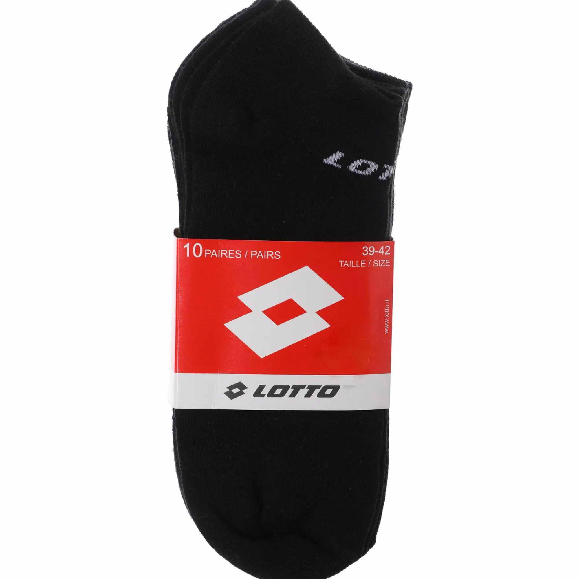 Chaussures Et Accessoires|LOTTO 10 paires de socquettes avec inscription