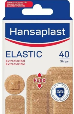 Santé Et Bien-Être|HANSAPLAST 40 pansements elastic