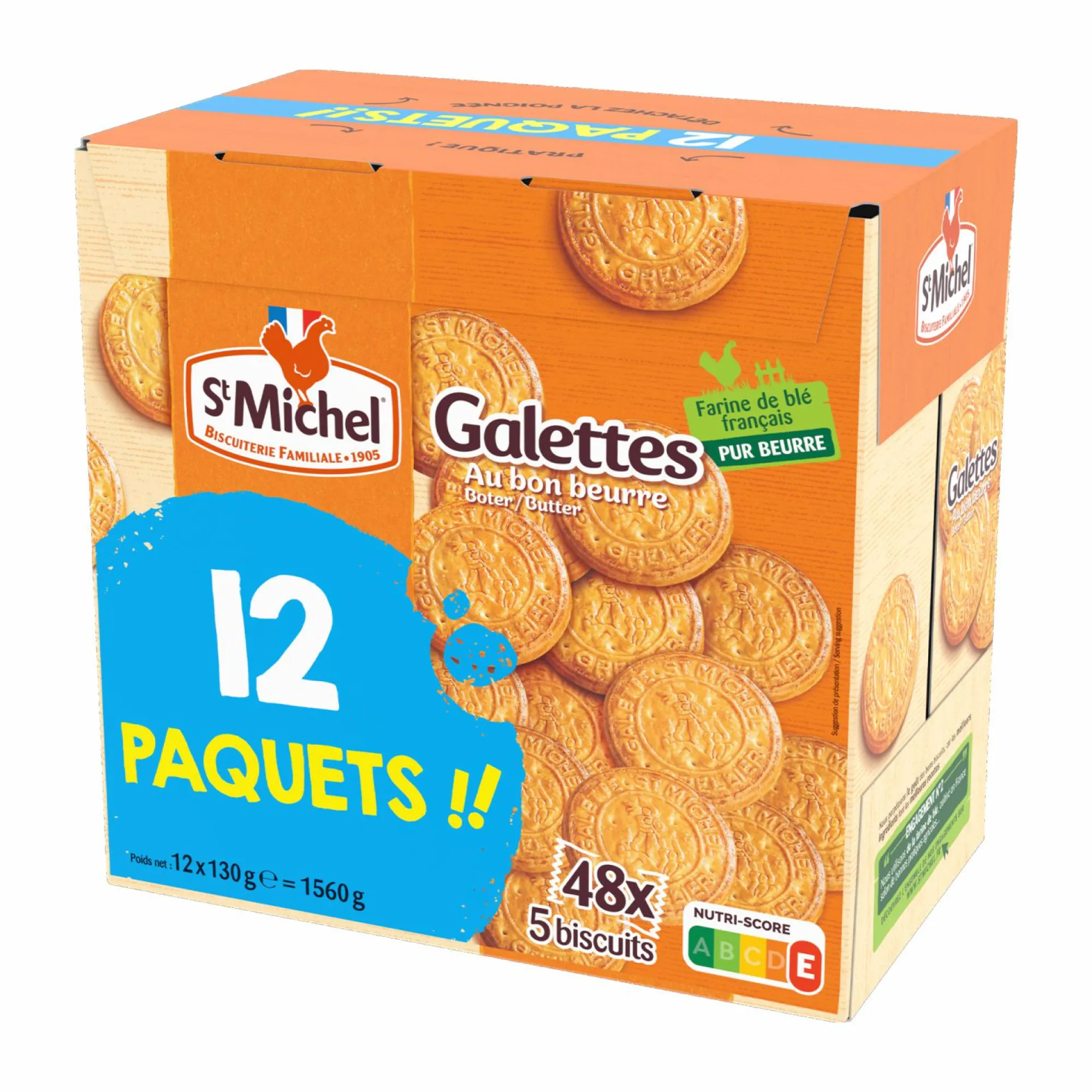 Épicerie Sucrée|Stokomani 12 paquets de galette pure beurre