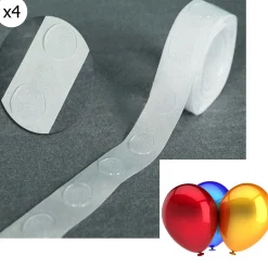 Fêtes Et Cérémonies|Stokomani 100 pastilles autocollantes pour ballons