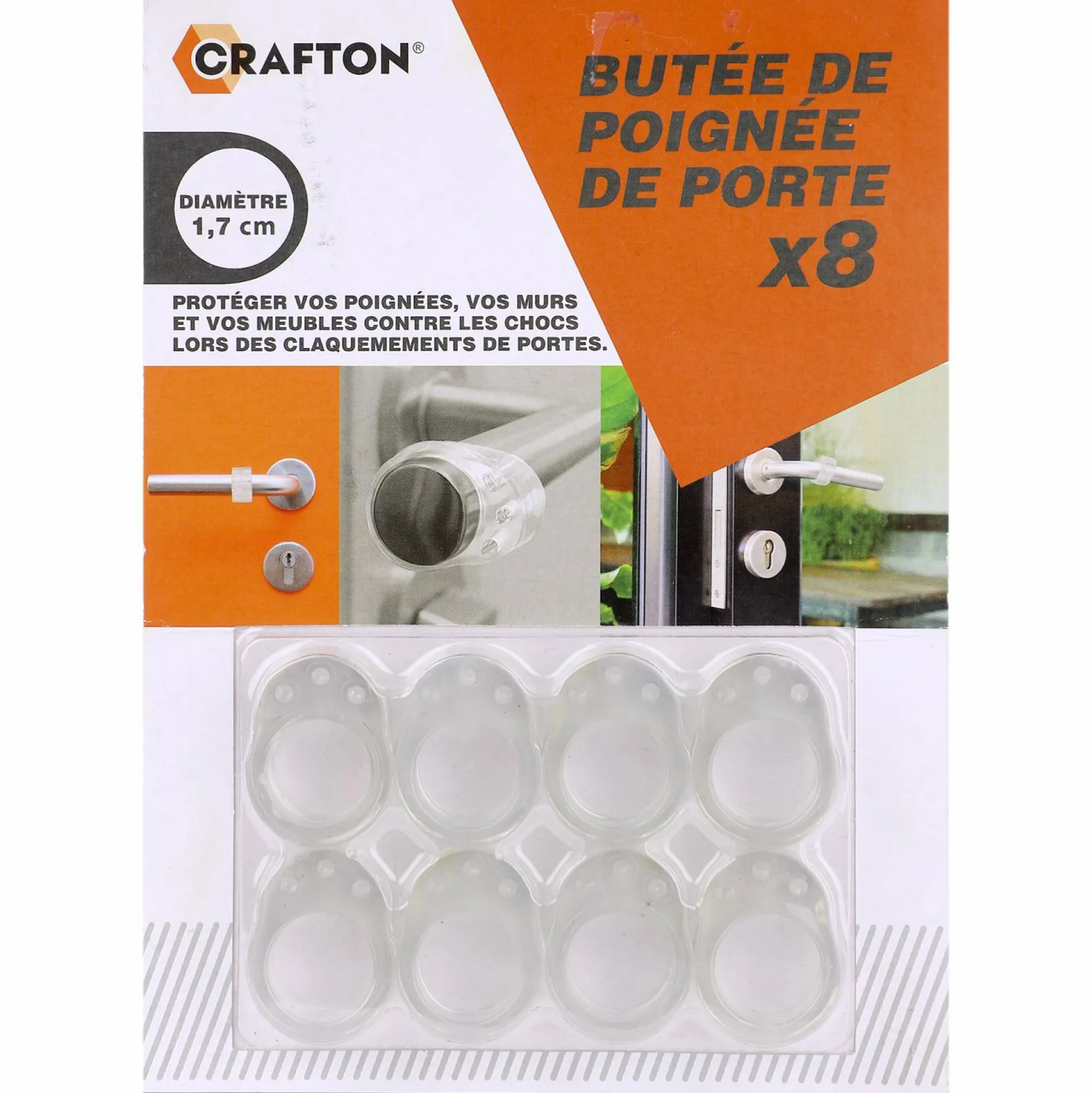 Outils De Bricolage|CRAFTON 8 pièces butée de porte