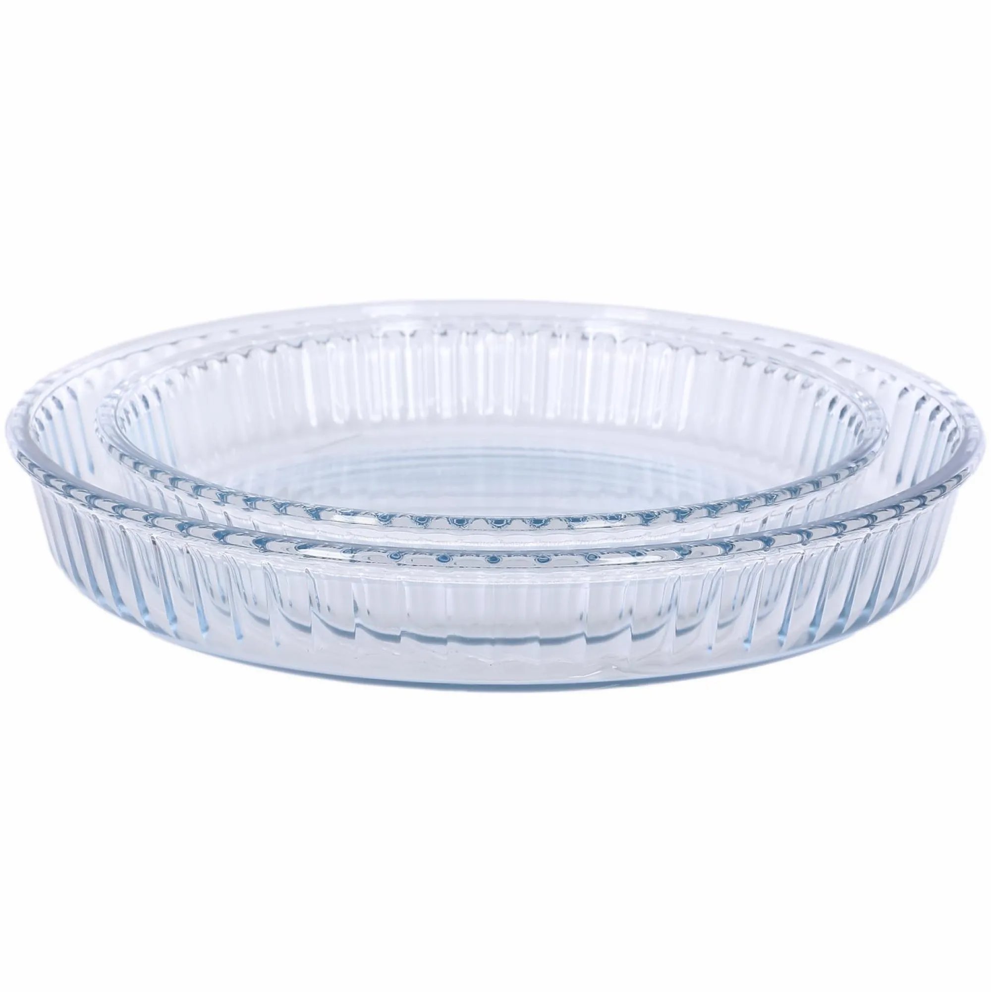 Cuisson Et Ustensiles|BORCAM 2 plats à tarte ronds en verre