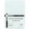 Papeterie Et Bureau|2 BE S KOOL 40 pochettes transparentes perforées