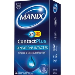 Santé Et Bien-Être|MANIX 24 préservatif contact plus sensation intactes