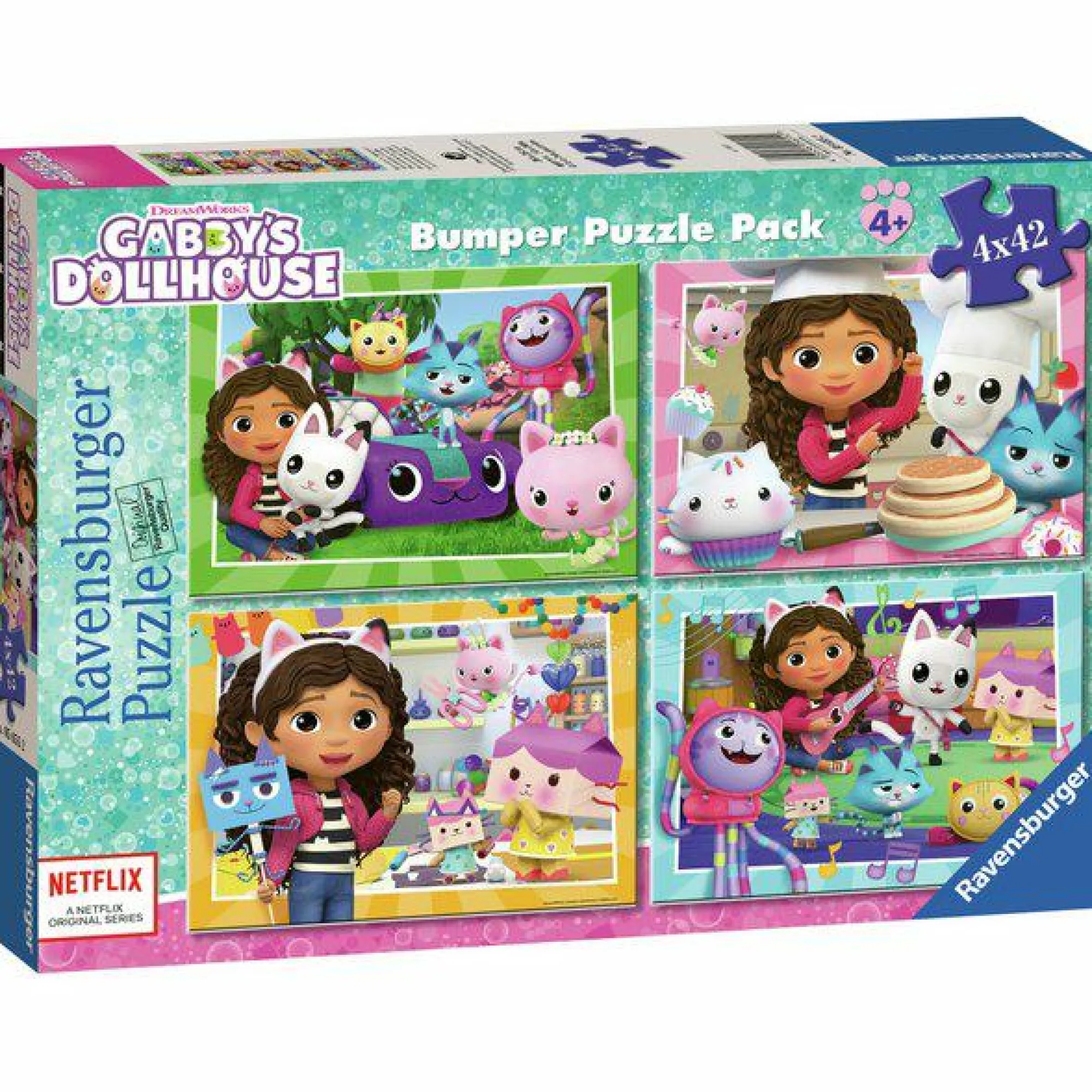 Jouet|Jeux De Société|Stokomani 4 puzzles Gabby's Dollhouse
