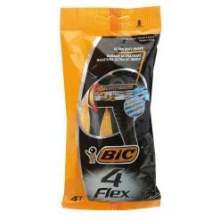 Hygiène|BIC 4 rasoirs à 4 lames jetables