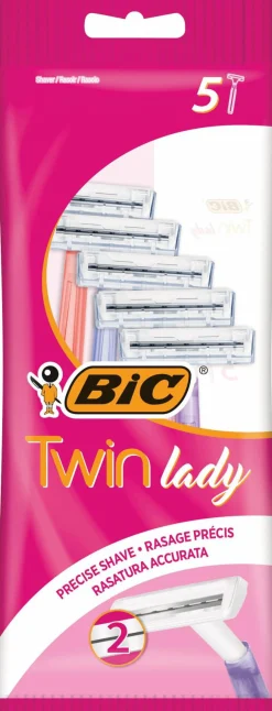 Hygiène|BIC 5 rasoirs 2 lames Twin Lady