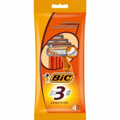 Hygiène|BIC 4 rasoirs Confort 3 Sensitive