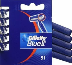 Hygiène|GILLETTE 5 rasoirs jetables Blue II