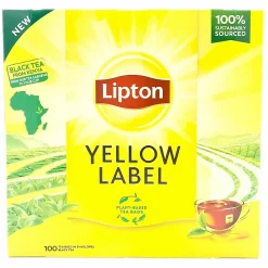 Boissons|LIPTON 100 sachets de Thé Yellow label