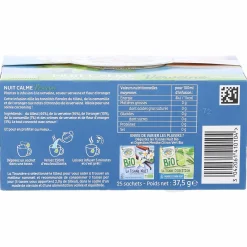 Boissons|LA TISANIÈRE 25 sachets infusion nuit calme verveine