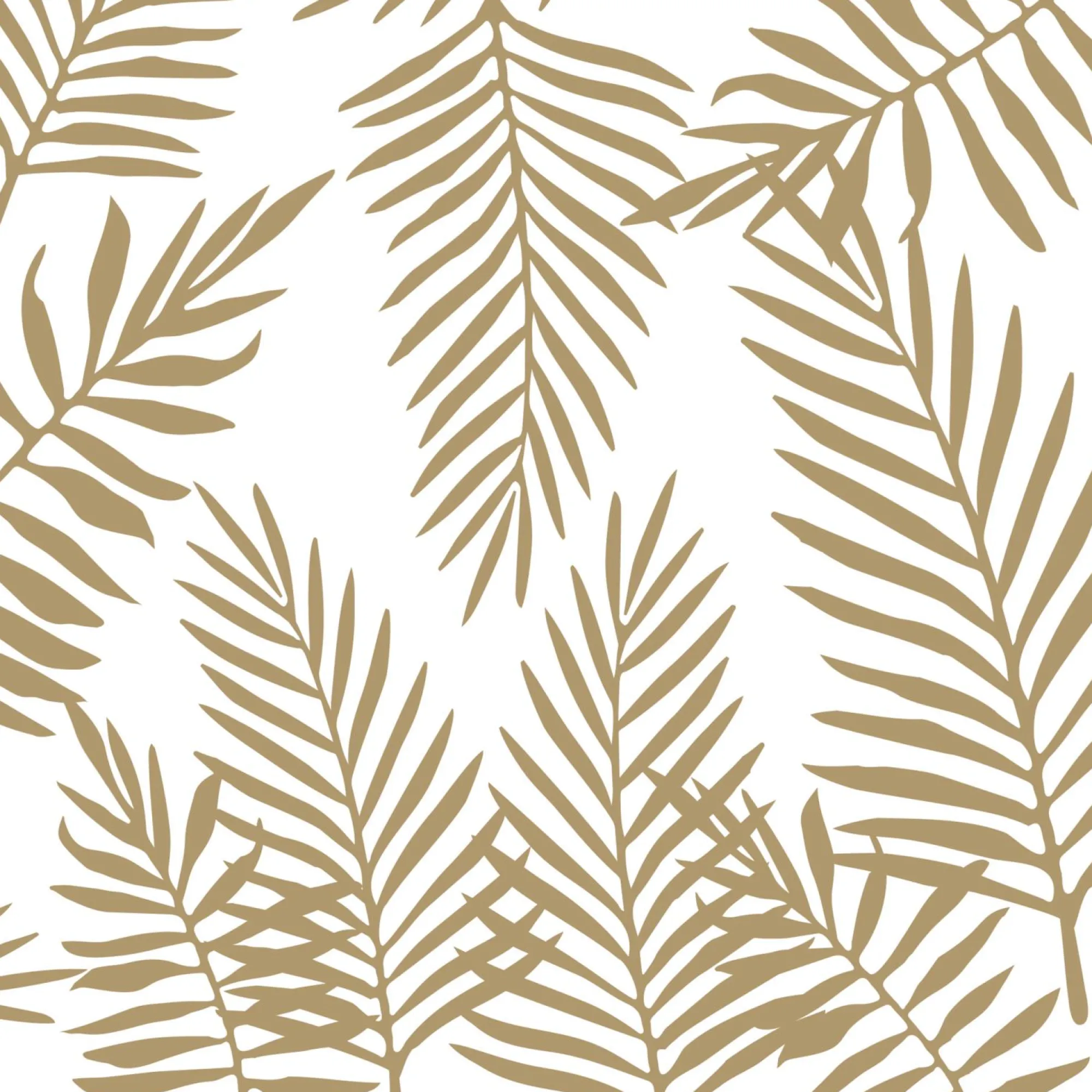 Vaisselle Jetable|Pique-Nique Et Camping|LE NAPPAGE 50 serviettes en ouate gold palm