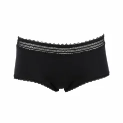 Lingerie Et Vêtements De Nuit|SEDUCCIA 2 Shortys menstruels flux normaux Noir