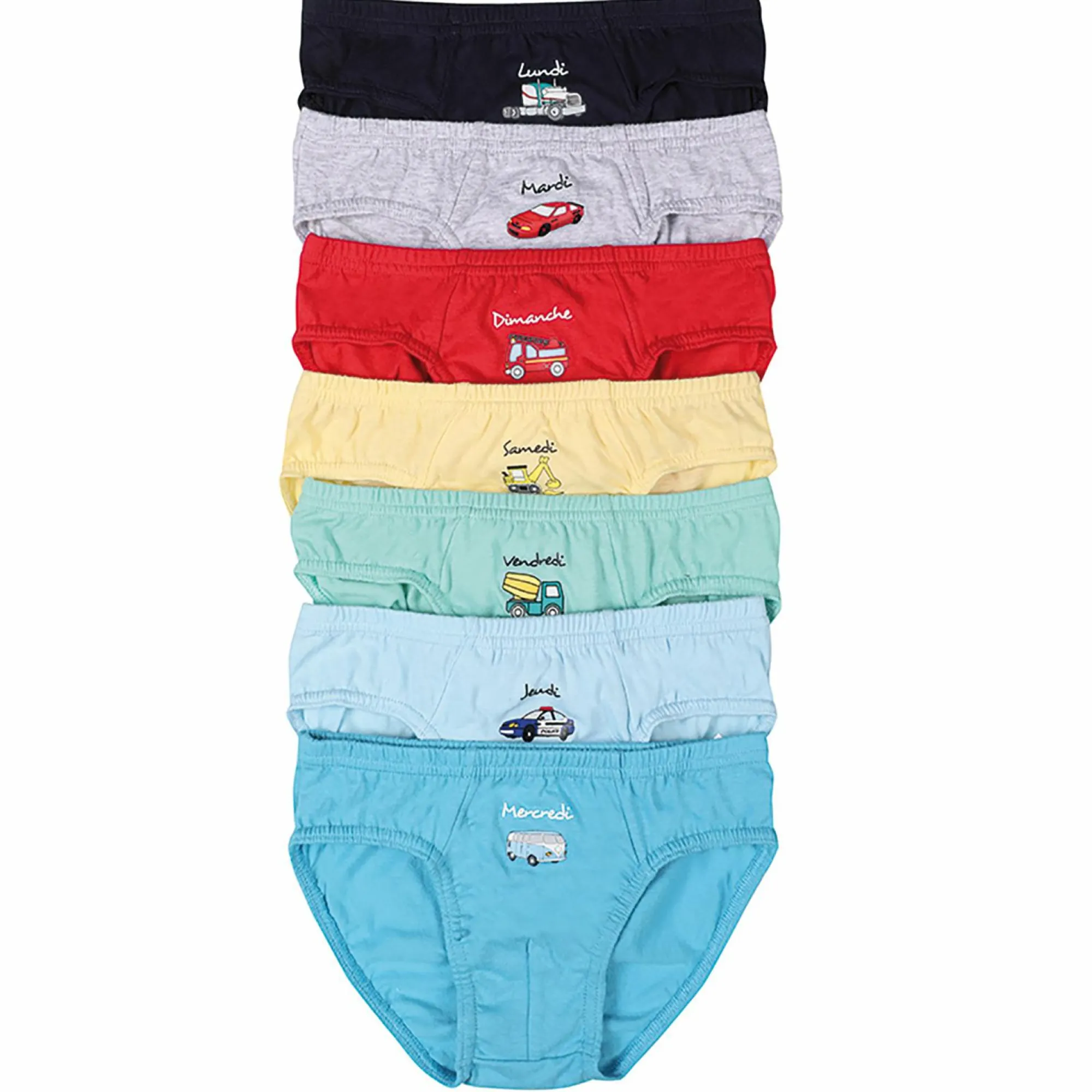 Sous-Vêtements Et Vêtements De Nuit|Stokomani 7 slips en coton