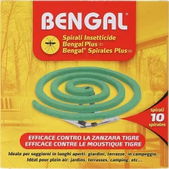 Jardinage Et Entretien Du Jardin|Pique-Nique Et Camping|BENGAL 10 spirales anti-moustiques aux huiles essentielles