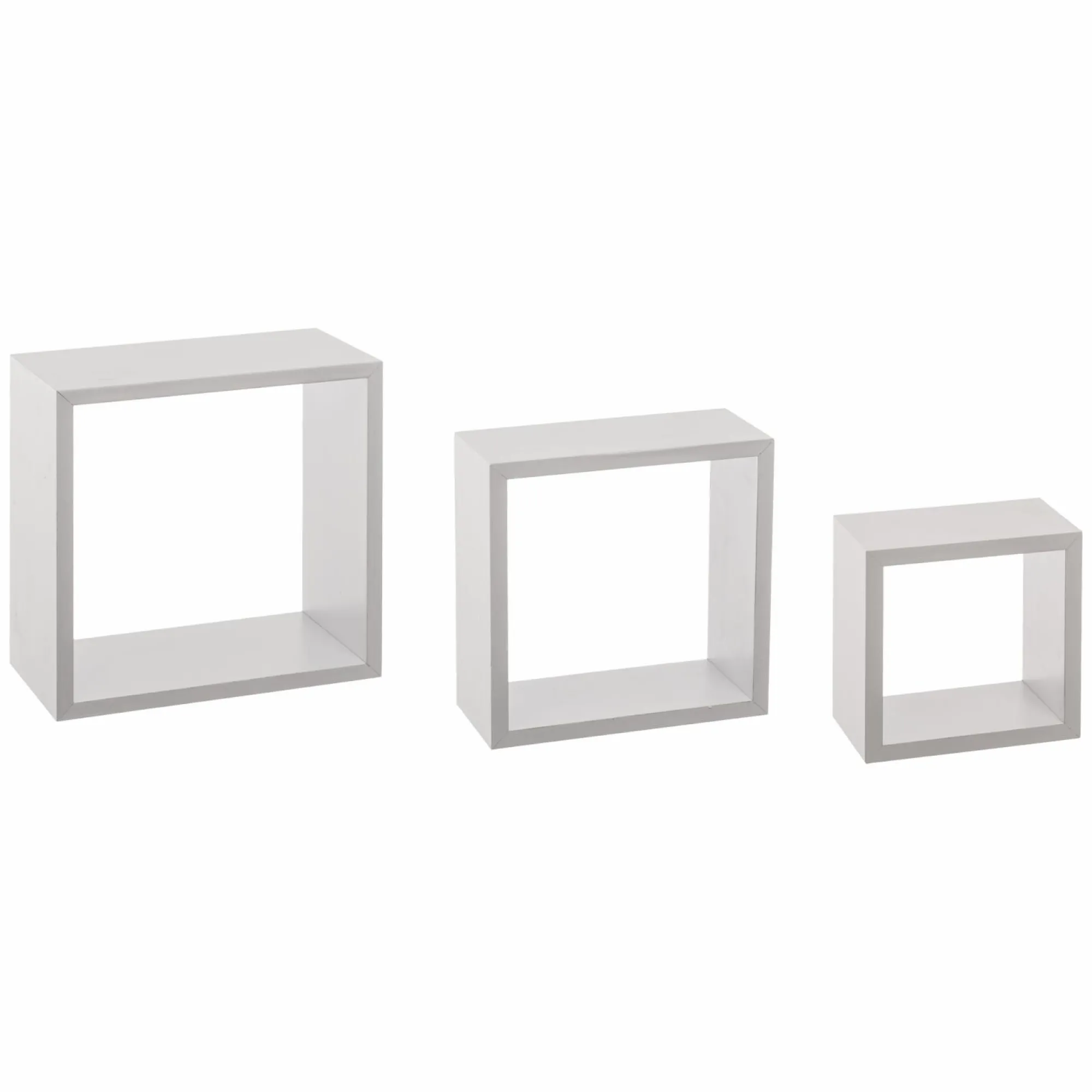 Mobilier|FIVE 3 étagères en cube blanc