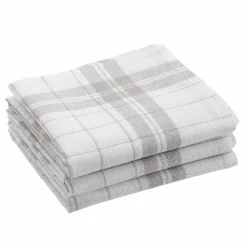Linge De Cuisine|Stokomani 3 torchons à carreaux