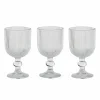 Vaisselle Et Service|COOK KEEN 3 verres à pied stries 380ml