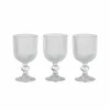 Vaisselle Et Service|COOK KEEN 3 verres à pied stries 250ml