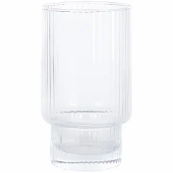Vaisselle Et Service|COOK KEEN 3 verres Zada hauts striés transparents