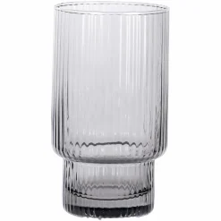 Vaisselle Et Service|COOK KEEN 3 verres Zada hauts striés noirs