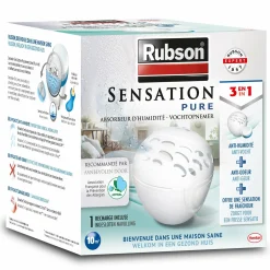 Outils De Bricolage|RUBSON Absorbeur d'humidité 3 en 1 + 1 recharge neutre