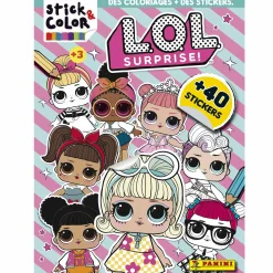 Jouets À - De 5 Euros|Jouets À - De 10 Euros|L.O.L Album LOL stickers et coloriages