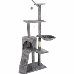 Animalerie|A TOUTES PATTES Arbre à chat gris 51x35x138 cm
