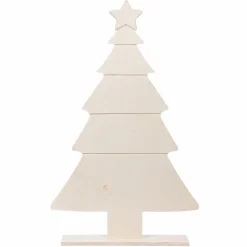 Loisirs Créatifs|ART&KIT Arbre de Noël en bois à peindre