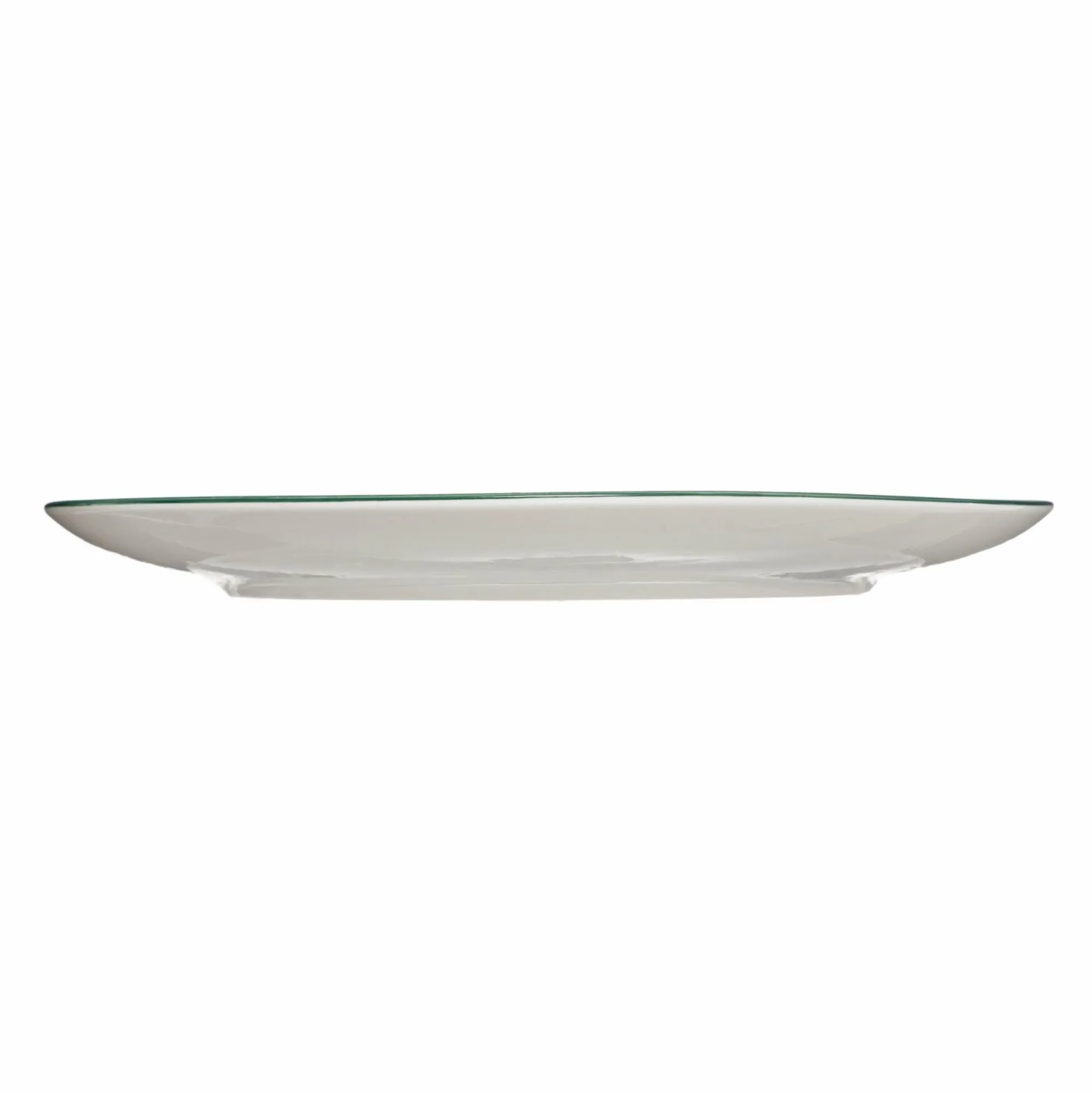 Vaisselle Et Service|SECRET DE GOURMET Assiette à dessert en porcelaine imprimé feuilles vertes 19cm